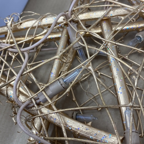 NIB Kurt Adler Gold Star 20 Light Tree Top - Picture 3 of 10